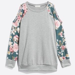 Crescent Cold Shoulder Top